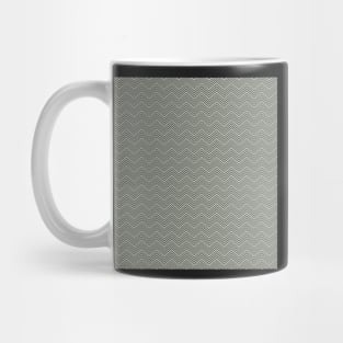 Gray Chevron ZigZag Pattern Mug